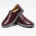 Nova Slip On Leather Sneakers - NMR-01S
