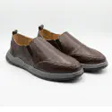 Orbit Slip On Leather Sneakers - OBR-02S