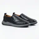 Orbit Slip On Leather Sneakers - OBL-02S