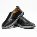 Orbit Slip On Leather Sneakers - OBL-02S