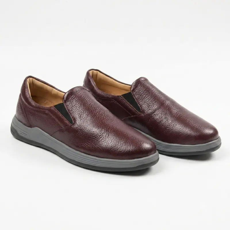 Nova Slip On Leather Sneakers - NMR-01S