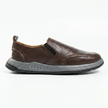 Orbit Slip On Leather Sneakers - OBR-02S