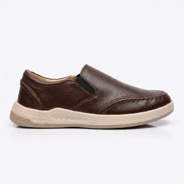 Orbit Slip On Leather Sneakers - OBRN-02