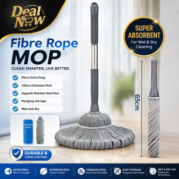 Microfiber Rope Mop...