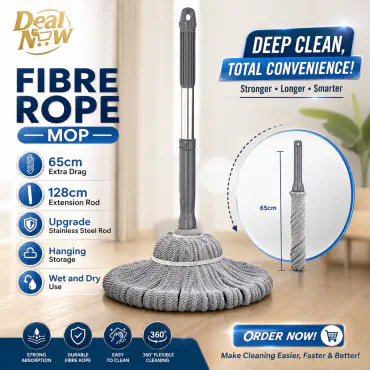 Microfiber Rope Mop