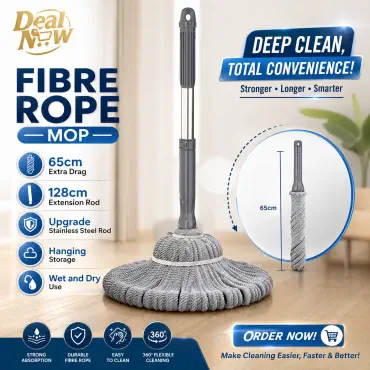Microfiber Rope Mop...