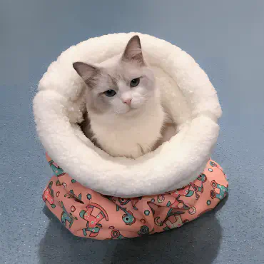 1 piece Cat sleeping Bag  (Pink)