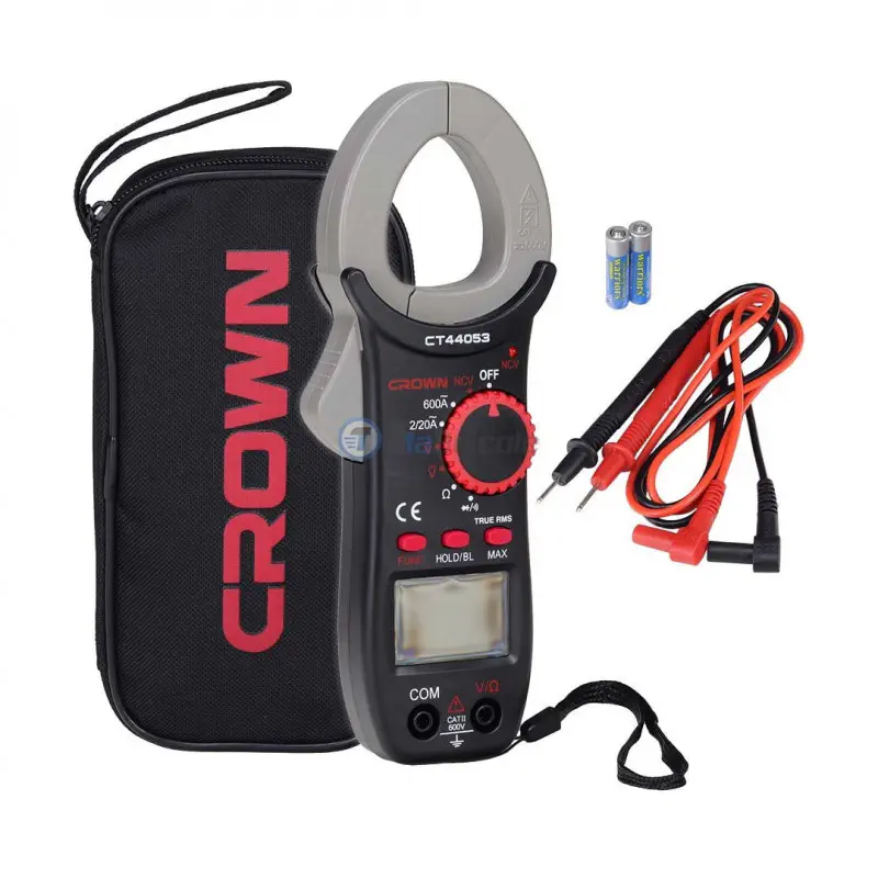 CROWN Digital Clamp Meter AC/DC Voltage 600V, AC Current 600A Model: CT44053