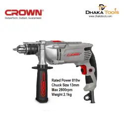 Crown Impact Drill/Hammer Function 810W Model CT10130