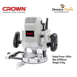 CROWN Router 1850W Collet 12,8,6mm Model CT11021