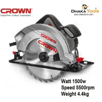 CROWN Circular Saw 185mm 1500W Model CT15188