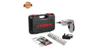 Crown 3.6v Cordless Screwdriver Max. Torque : 3.0 Nm, Max. Screw Dia : 5 mm, Model: CT22002N