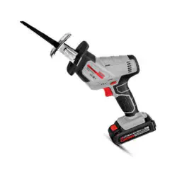Crown 20V Li-ion Cordless Sabre Saw Stroke:13mm, Wood:65mm, Steel:6mm, 3000 rpm ( With Battery And Changer ) - CT25004