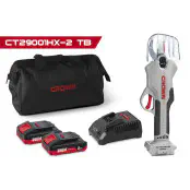 Crown 20v Cordless Pruning Shears, shears force: 2600N, cut off branches: 30mm  (With Battery And Changer) - CT29001HX - 2 TB