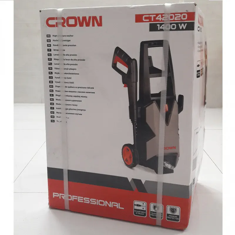 Crown 1400W High Pressure Washer Car  & Bike Washer Model: CT42020