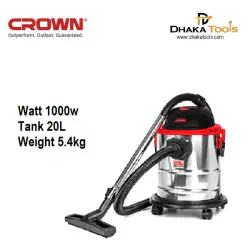 CROWN Dry-Wet Vacuum Cleaner 1000w Model CT42046