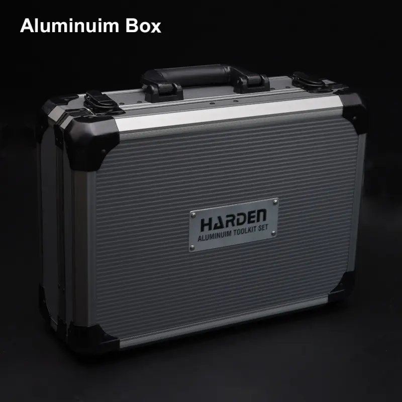 Harden 155Pcs Professional Hand Tools Set In Aluminum Case Tools Kit Model: 510703