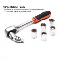 Harden 77pcs Top Quality Tools Set With 21" Steel Tools Box Model: 510777