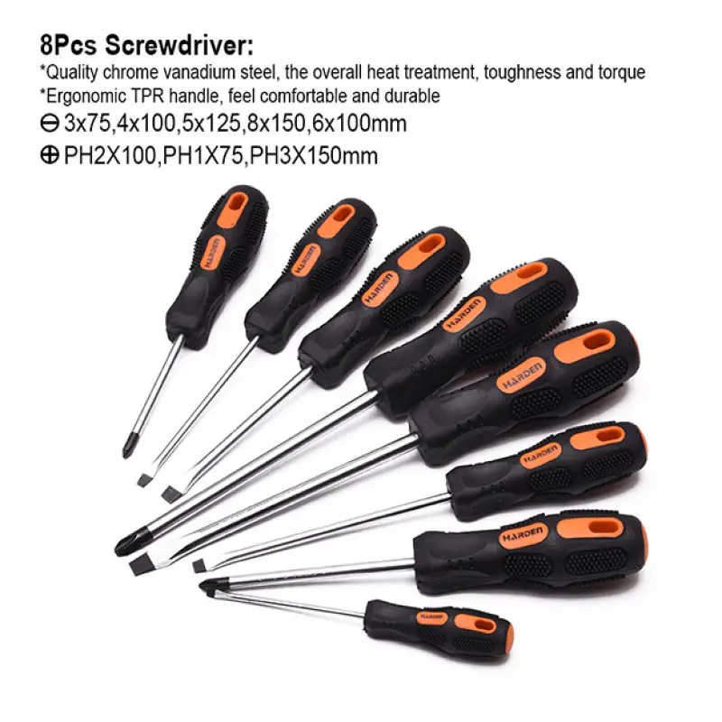 Harden 77pcs Top Quality Tools Set With 21" Steel Tools Box Model: 510777