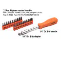 Harden 132Pcs 1/2 " & 3/8" & 1/4 " Dr. Socket set 510822