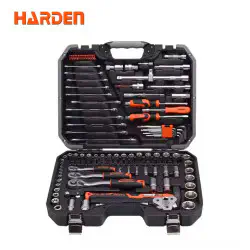 Harden 132Pcs 1/2 " & 3/8" & 1/4 " Dr. Socket set 510822