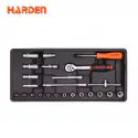 Harden 24Pcs 1/4＂ Socket Tools Set Model: 520631