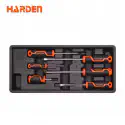 Harden 6Pcs Screwdriver Set Flat and Philips Screw Driver Model: 520641