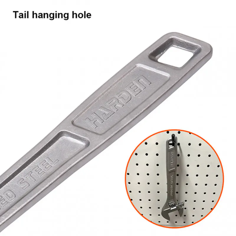 Harden Adjustable Wrench  ( 6" | 8" | 10" | 12" | 15" | 18" | 24" ) Model: 540406-540524