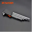 Harden 9Pcs Medium Torx Key Wrench Hex key ( T10, T15, T20, T25, T27, T30, T40, T45, T50mm ) Model: 540604