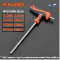 Harden T-Allenkey, T Handle Chrome Vanadium Steel spanner, Allen Hex Key,  8 Standard Sizes ( 2mm | 2.5mm | 3mm| 4mm | 5mm | 6mm | 8mm | 10mm ) Model: 540711 - 540718