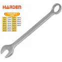 Harden European Combination Spanner Cr-V, 26 Standard Sizes available ( 6mm to 50mm ) Model: 541106 - 541150