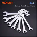 Harden European Double Open-end Spanner Dully Spanner 12 Standard Sizes ( 6x7mm to 30x32mm ) Model: 541206 - 541230