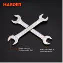 Harden European Double Open-end Spanner Dully Spanner 12 Standard Sizes ( 6x7mm to 30x32mm ) Model: 541206 - 541230