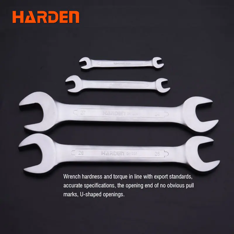 Harden European Double Open-end Spanner Dully Spanner 12 Standard Sizes ( 6x7mm to 30x32mm ) Model: 541206 - 541230