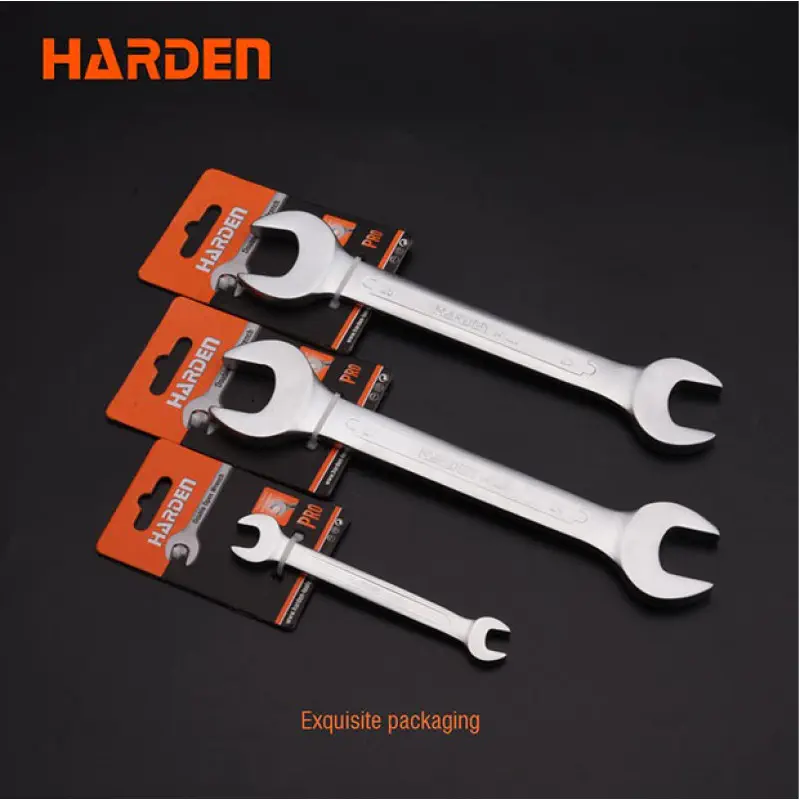 Harden European Double Open-end Spanner Dully Spanner 12 Standard Sizes ( 6x7mm to 30x32mm ) Model: 541206 - 541230