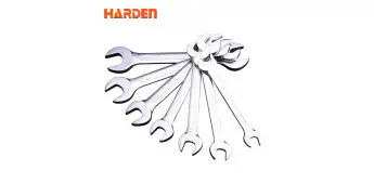 Harden European Double Open-end Spanner Dully Spanner 12 Standard Sizes ( 6x7mm to 30x32mm ) Model: 541206 - 541230