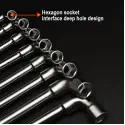 Harden L-Type Socket Wrench L Socket L Wrench CR-V steel 12 standard sizes  ( 8mm | 9mm | 10mm | 11mm | 12mm | 13mm | 14mm  | 15mm | 16mm | 17mm | 18mm | 19mm )  Model: 541408 ~ 541419
