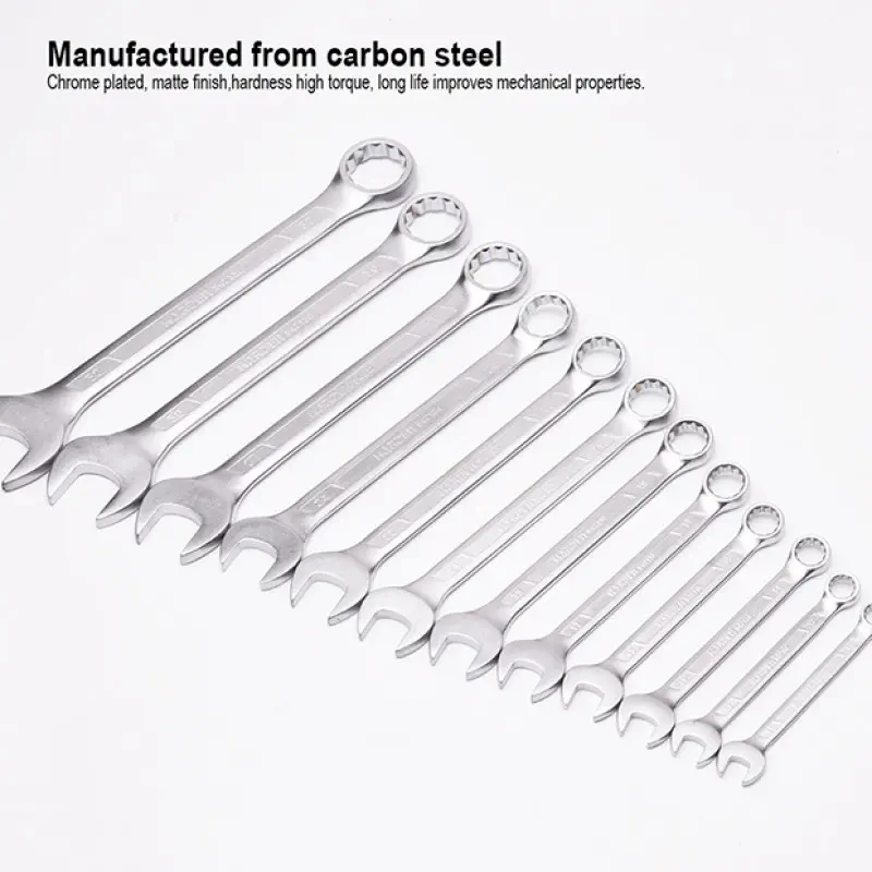 Harden 15Pcs Combination Spanner Set ( 8, 10, 11, 12, 13, 14, 15, 17, 19, 21, 22, 24, 27, 30, 32mm ) CrV Model: 542015