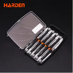 Harden 9pcs Precision CR-V Screwdriver Set Professional Quality Model: 550122