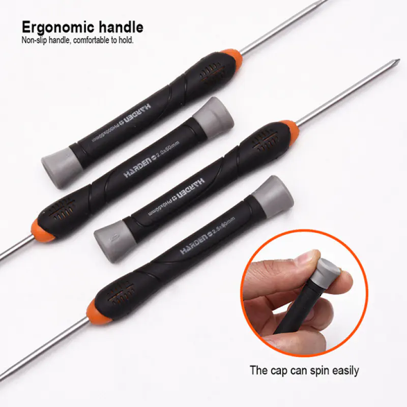 Harden 9pcs Precision CR-V Screwdriver Set Professional Quality Model: 550122