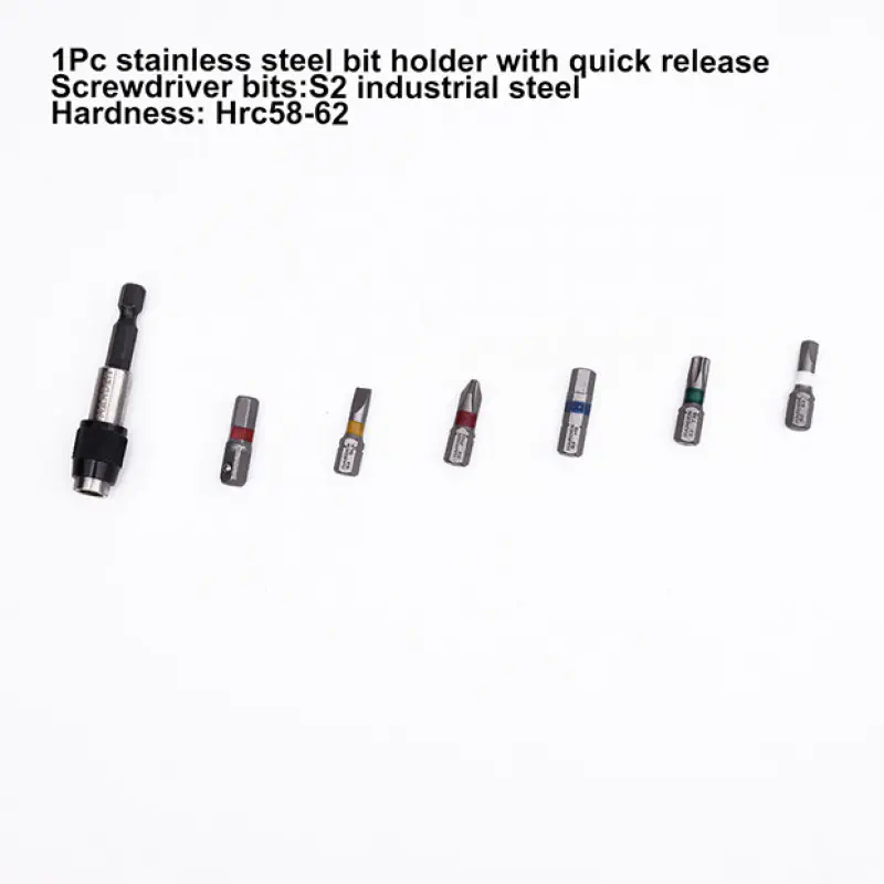 Harden 33pcs Screwdriver Bits Set ( Flat, Philip, Pozi, Hex, Torex & Square bits ) Model: 550833