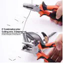 Harden 3pcs Plier Set ( 6" Diagonal Cutting Plier, 8" Combination Plier, 6"Long Nose Plier ) Model: 560179