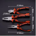 Harden 3pcs Plier Set ( 6" Diagonal Cutting Plier, 8" Combination Plier, 6"Long Nose Plier ) Model: 560179