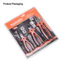 Harden 3Pcs Industrial Pliers Set Cr-V ( 6" long nose plier, 6" diagonal cutting plier, 8" combination plier ) Model: 560233