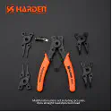 Harden 4.5" 5Pcs Chrome Vanadium Circlip Plier Set Model: 560501