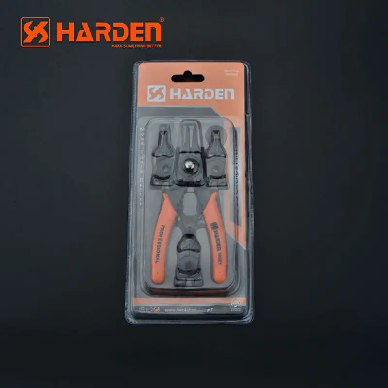 Harden 4.5" 5Pcs Chrome Vanadium Circlip Plier Set Model: 560501