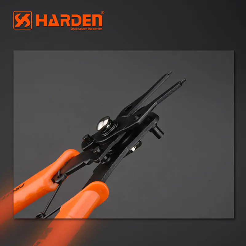 Harden 4.5" 5Pcs Chrome Vanadium Circlip Plier Set Model: 560501