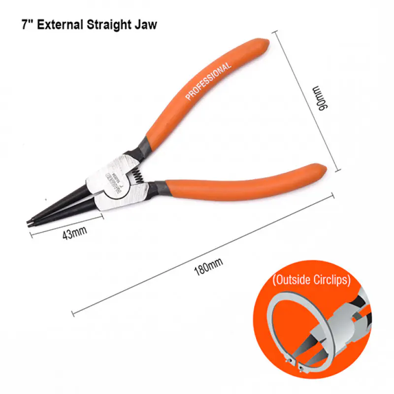 Harden 7" 4Pcs Circlip Pliers Set Model: 560524