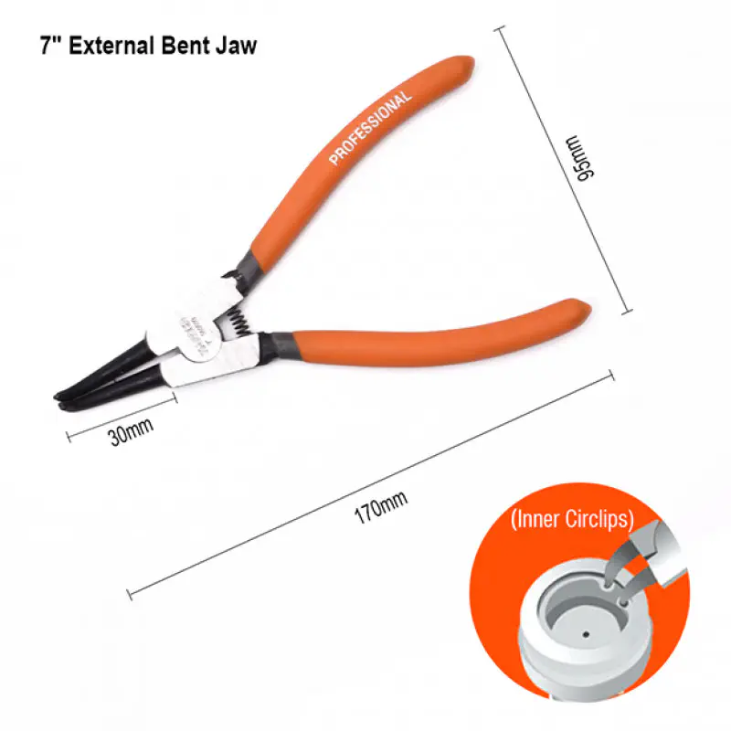 Harden 7" 4Pcs Circlip Pliers Set Model: 560524