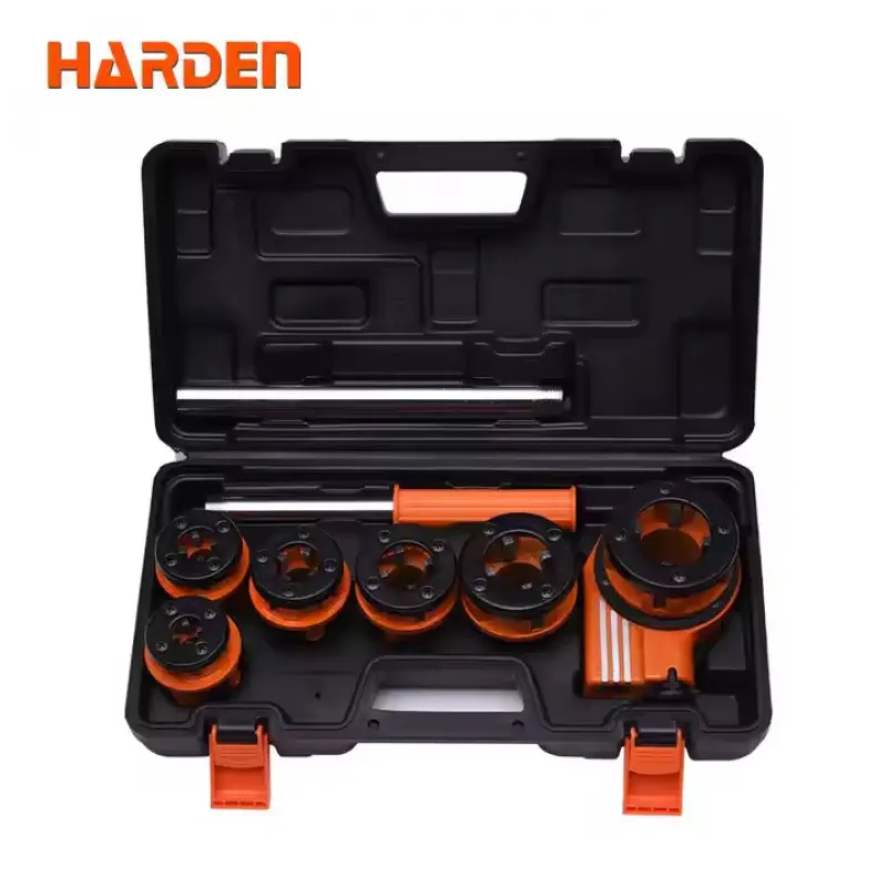 Harden 9pcs Pipe Threading Set Auto Die Set Model: 600871